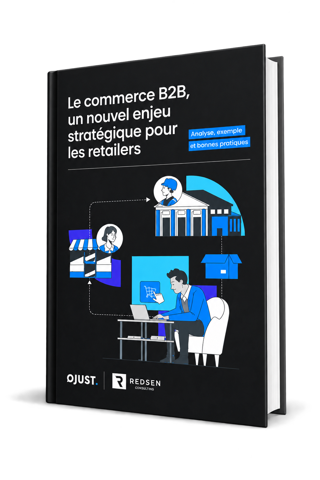 Couverture livre blanc le commerce B2B