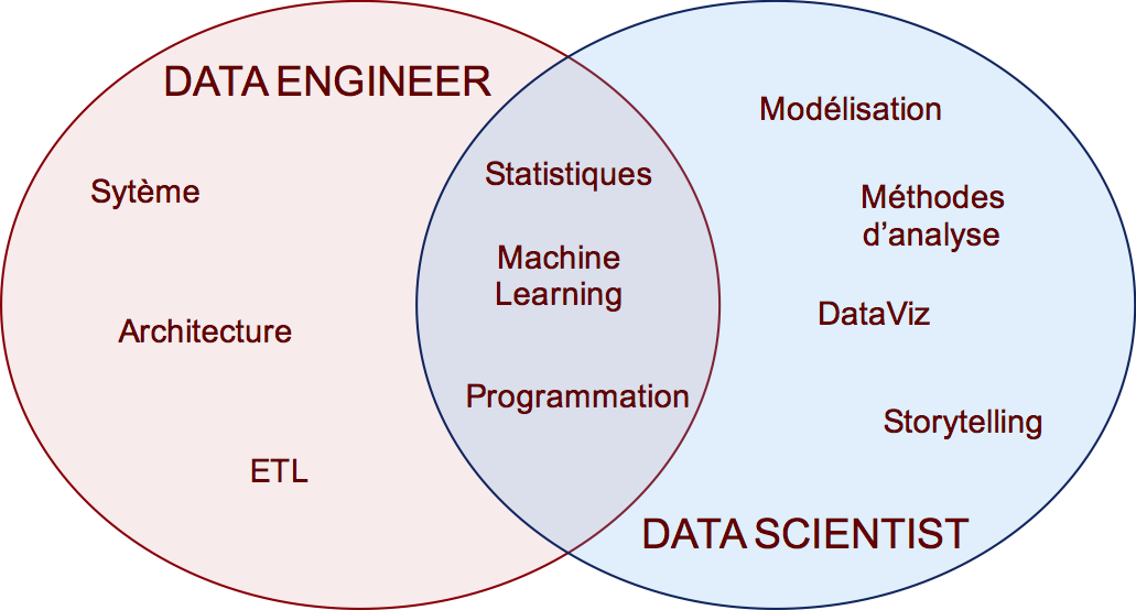 Rôles des data engineer Vs rôles des data scientits